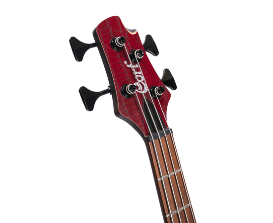 Бас-гитара CORT B4 Element (Open Pore Burgundy Red)