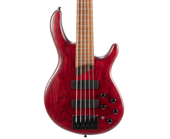 5-струнная бас-гитара CORT B5 Element (Open Pore Burgundy Red)