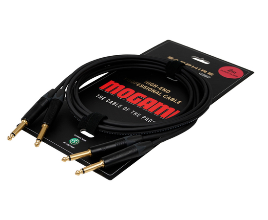 Коммутационный кабель Mogami 2xJACK-2xJACK/2m