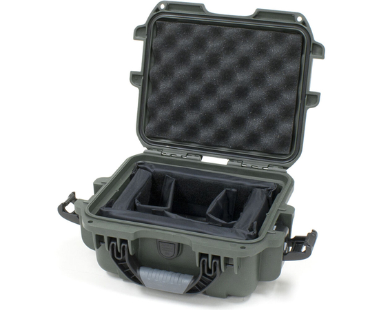 Кейс Nanuk case 905 with Padded Divider - Olive