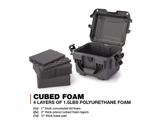 Кейс Nanuk case 908 w/foam - Graphite