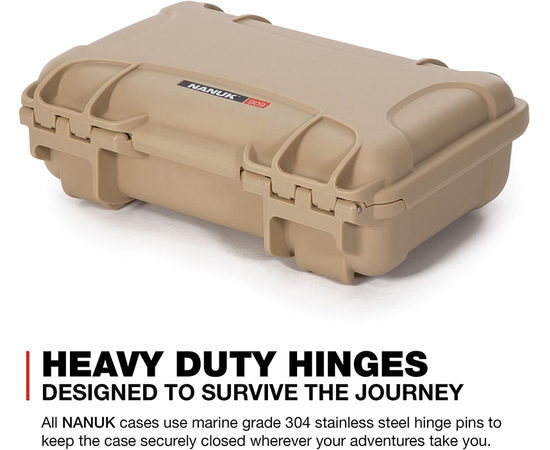 Кейс Nanuk case 909 w/foam - Tan