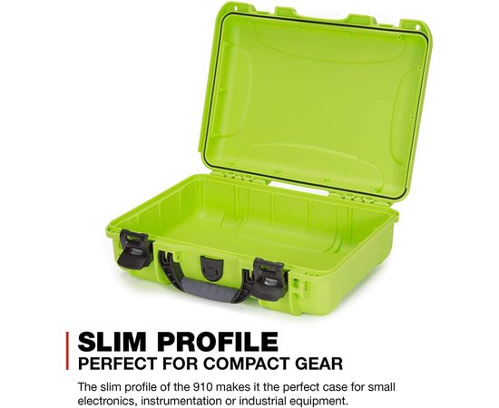 Кейс Nanuk case 910 w/foam - lime