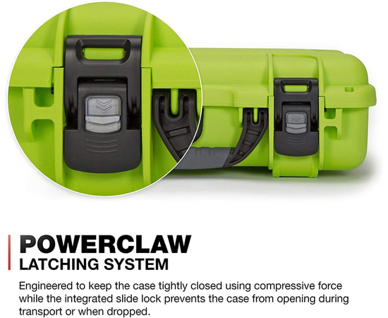 Кейс Nanuk case 910 w/foam - lime