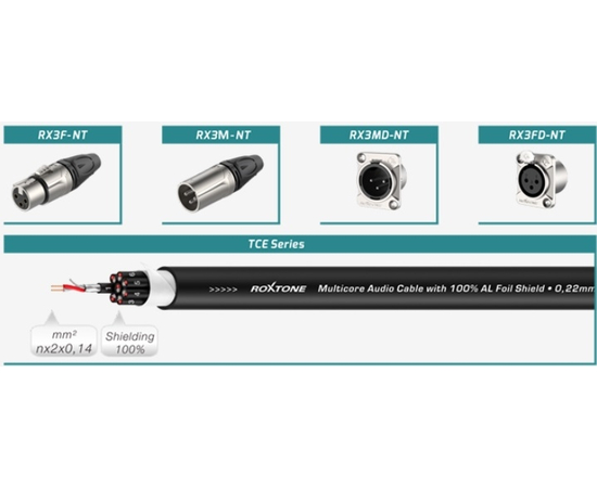 Мультикор Roxtone SCDE2408L30, 32 канала, длина 30 м