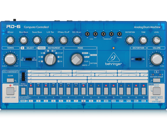 Аналоговая драм-машина Behringer RD-6-BB - 150253 за 7676 грн. | 4Club