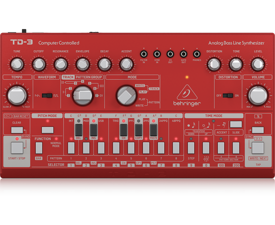 Аналоговый синтезатор Behringer TD-3-RD - 150258 за 0 грн. | 4Club