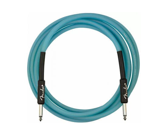 Инструментальный кабель FENDER CABLE PROFESSIONAL SERIES 18.6' GLOW IN DARK BLUE