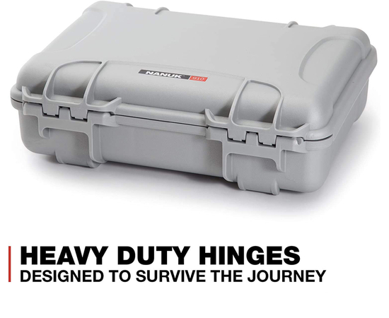 Кейс Nanuk case 910 w/foam - Silver