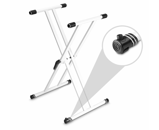 Клавишная стойка Gravity KSX2 white
