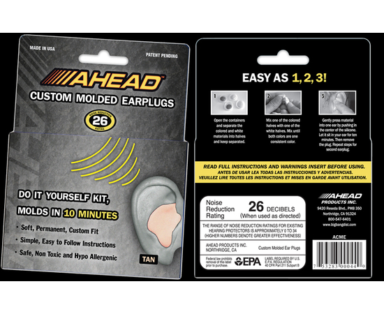 Беруши Ahead ACME - 55709 за 1023 грн. | 4Club