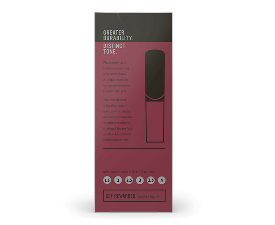 Трости для баритон-саксофона D'ADDARIO Plasticover - Baritone Sax #2.5 - 5 Pack