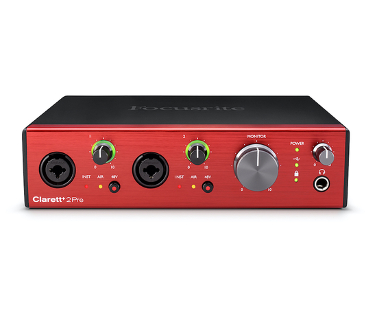 Аудиоинтерфейс FOCUSRITE Clarett+ 2Pre