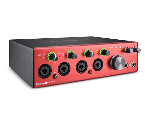 Аудиоинтерфейс FOCUSRITE Clarett+ 4Pre