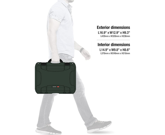Кейс Nanuk case 918 w/foam - Olive