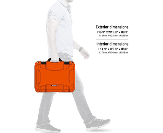 Кейс Nanuk case 918 w/foam - Orange