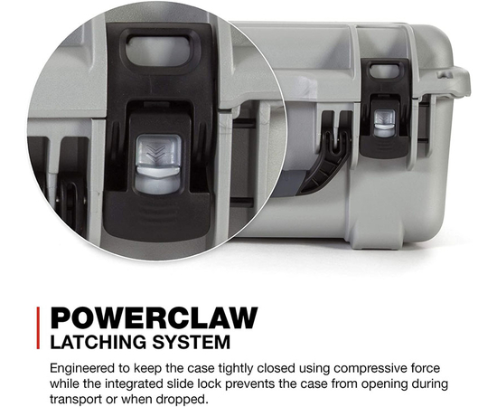 Кейс Nanuk case 918 w/foam - Silver