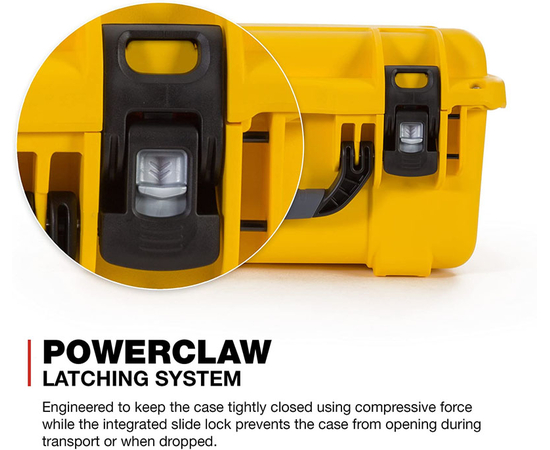 Nanuk case 918 wfoam - Yellow