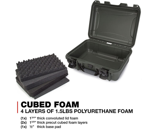 Кейс Nanuk case 920 w/foam - Olive
