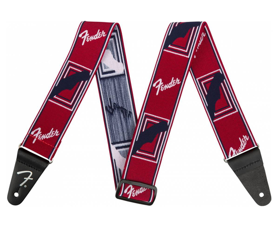Гітарний ремінь FENDER 2" WEIGHLESS MONOGRAMMED STRAP RED/WHITE/BLUE - 151161 за 1586 грн. | 4Club