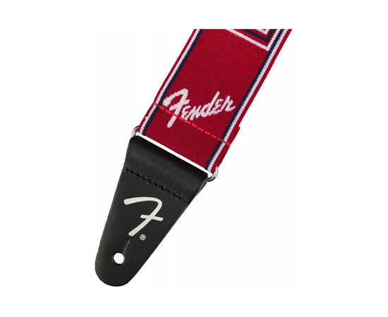 Гітарний ремінь FENDER 2" WEIGHLESS MONOGRAMMED STRAP RED/WHITE/BLUE