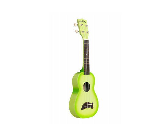 Укулеле KALA MAKALA DOLPHIN GREEN APPLE BURST UKULELE