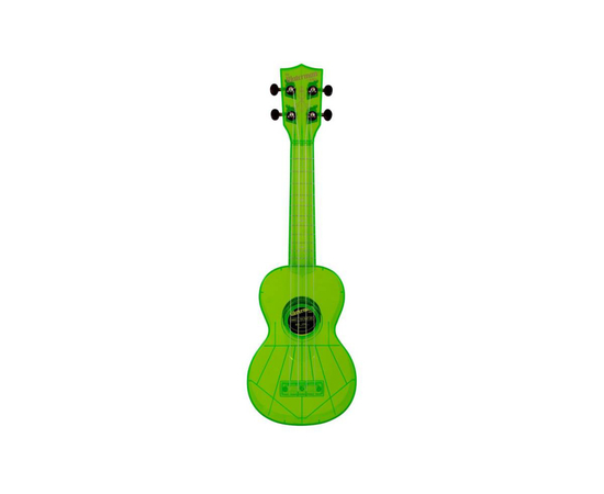 Укулеле KALA WATERMAN FLUORESCENT GREEN SOPRANO UKULELE
