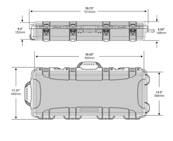 Кейс Nanuk case 985 w/foam - Olive, image , зображення 7