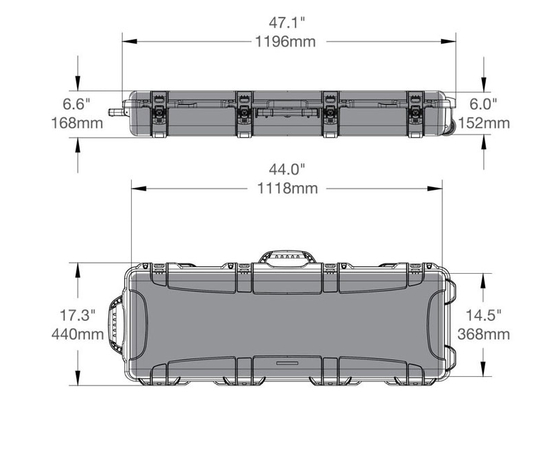 Кейс Nanuk case 990 w/foam - Tan