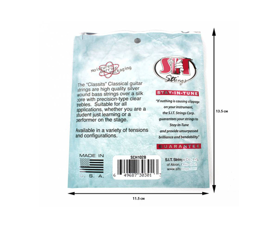 Струны QUAD S.I.T. SCH102B 1614