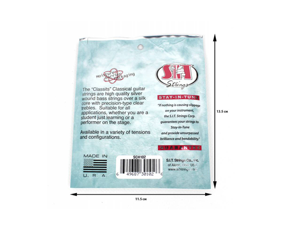 Струны S.I.T. SCH102 - 6.1/7.63