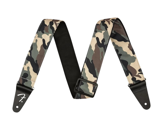 Гітарний ремінь FENDER STRAP 2" CAMO WOODLAND - 151549 за 0 грн. | 4Club
