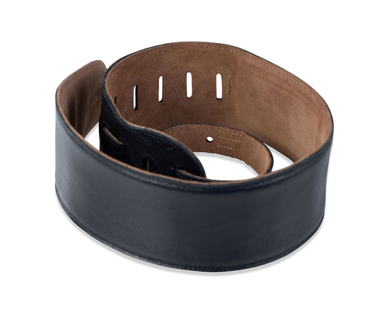 Гітарний ремінь LEVY'S M4GF-BLK CLASSICS SERIES PADDED GARMENT LEATHER BASS STRAP (BLACK)