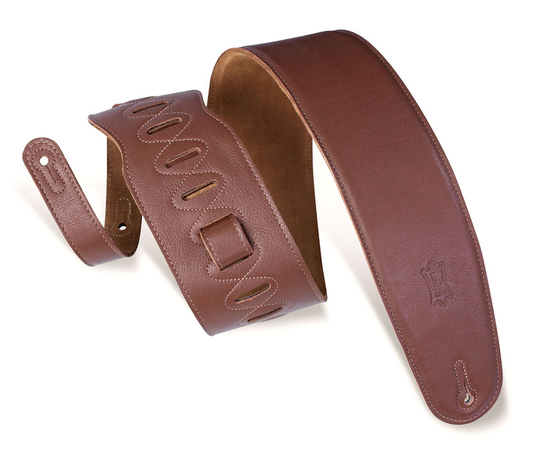 Гітарний ремінь LEVY'S M4GF-BRN CLASSICS SERIES PADDED GARMENT LEATHER BASS STRAP (BROWN) - 151330 за 2316 грн. | 4Club