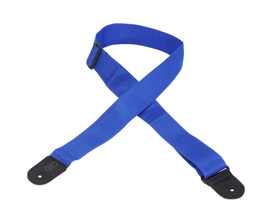 Гітарний ремінь LEVY'S M8POLY-ROY CLASSICS SERIES POLYPROPYLENE GUITAR STRAP (ROYAL BLUE)