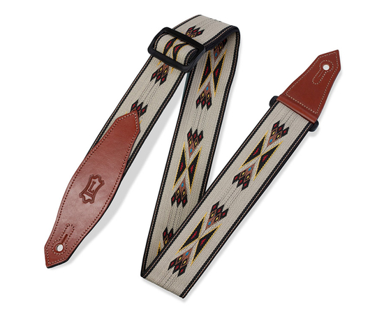 Гітарний ремінь LEVY'S MSSN80-TAN PRINT SERIES GUITAR STRAP (SOUTHWEST) - 151347 за 1080 грн. | 4Club