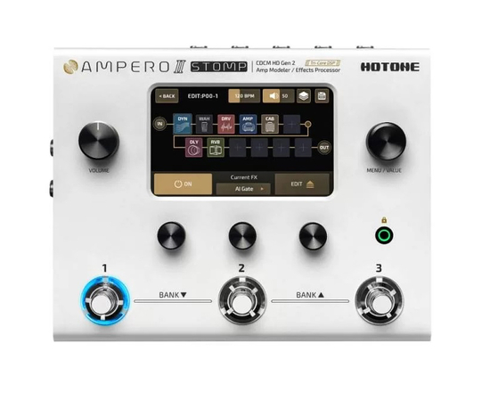 Гитарный процессор эффектов HOTONE AUDIO AMPERO II STOMP - 151680 за 24200 грн. | 4Club