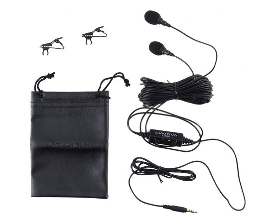 Подвійний петличний мікрофон CKMOVA LCM2D