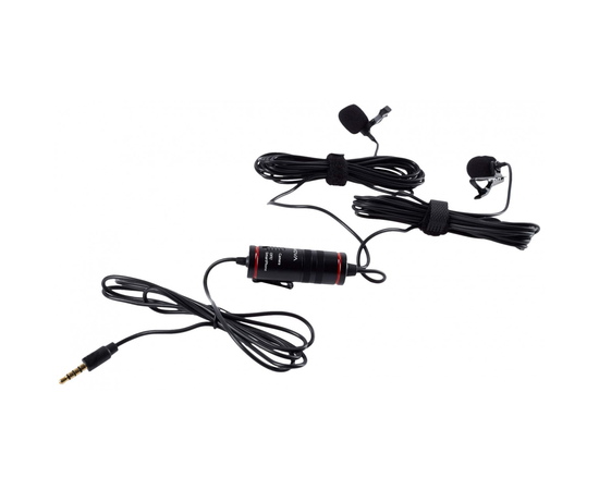 Двойной петличный микрофон CKMOVA LCM3D