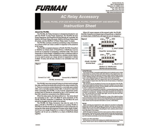 Реле Furman PS-REL