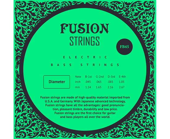 Струни для бас-гітари Fusion strings FB45