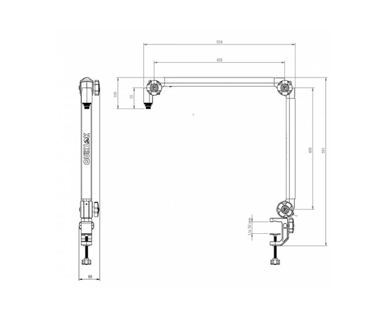 Пантограф QUIK LOK A26 BK