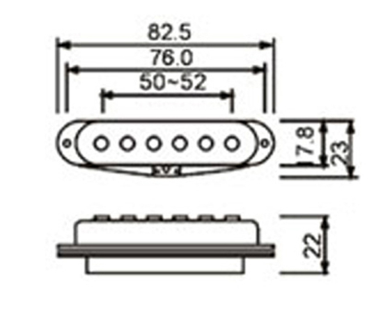 Звукосниматель для электрогитары DR PARTS SPU/WT
