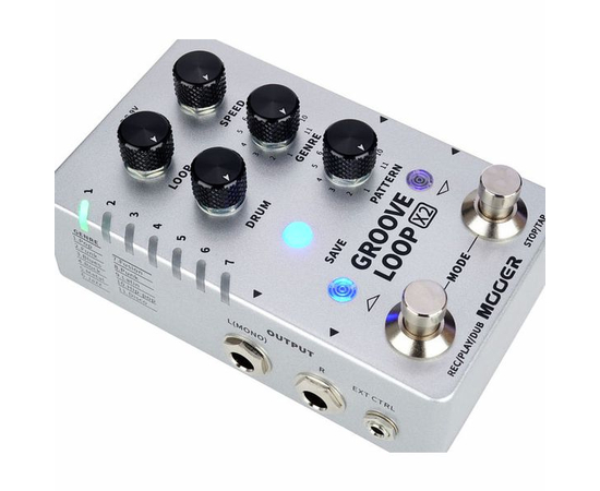 Педаль ефектів MOOER GROOVE LOOP X2
