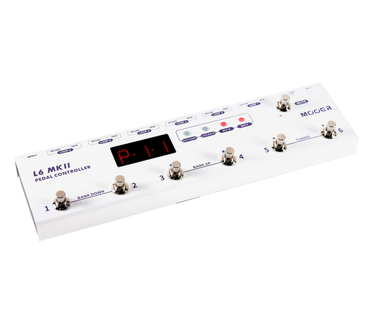 Программируемый контроллер для гитарных педалей эффектов MOOER Pedal Controller L6 MKII