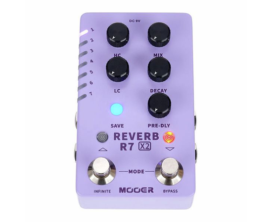 Педаль эффектов MOOER R7 X2 Reverb