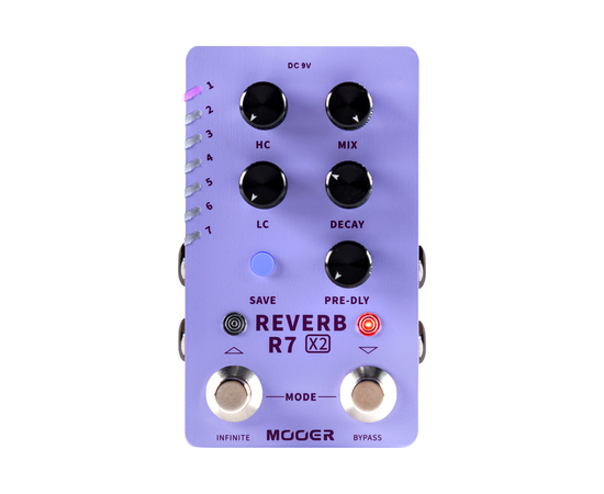 Педаль эффектов MOOER R7 X2 Reverb