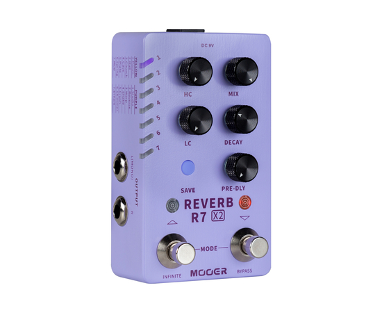 Педаль эффектов MOOER R7 X2 Reverb