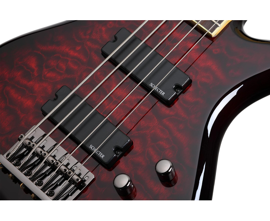 Левосторонняя пятиструнная бас-гитара SCHECTER STILETTO EXTREME-5 BCHL/H