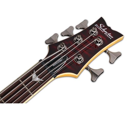 Левосторонняя пятиструнная бас-гитара SCHECTER STILETTO EXTREME-5 BCHL/H